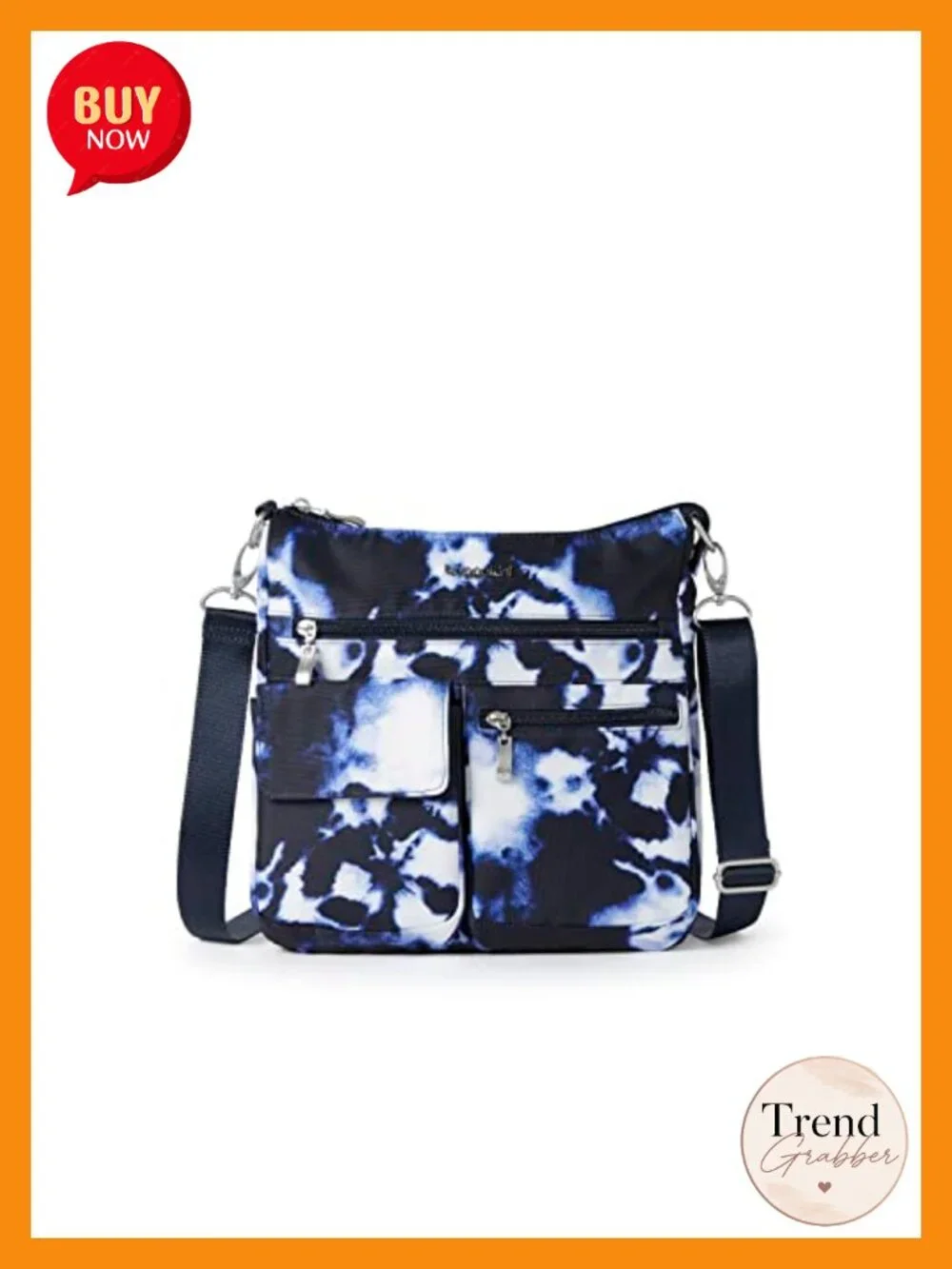 Baggallini Modern Everywhere Slim Crossbody Bag RFID Blocking Adjustable Strap